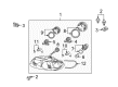 Pontiac GTO Headlight Diagram - 92155599
