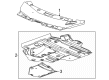 Chevy Traverse Underbody Splash Shield Diagram - 85522068
