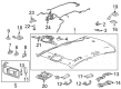 Cadillac Sun Visor Diagram - 23107376