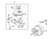 Chevy Monte Carlo Brake Booster Diagram - 88967269