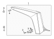 Cadillac ELR Tail Light Diagram - 23220823