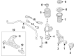 Chevy Aveo5 Control Arm Bushing Diagram - 95975940