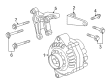 Pontiac GTO Alternator Bracket Diagram - 92059707