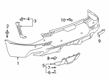Chevy Blazer Bumper Cover Diagram - 84897352