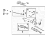 Cadillac SRX Rack and Pinion Boot Diagram - 25901291