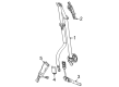 Cadillac OPTIQ Seat Belt Diagram - 85742958