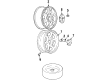 Oldsmobile Intrigue Spare Wheel Diagram - 9593498