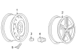 Chevy Uplander Spare Wheel Diagram - 9595992