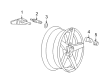 Chevy TPMS Sensor Diagram - 25758221
