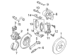 Chevy Impala Brake Pads Diagram - 18029828
