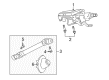 Pontiac G8 Steering Shaft Diagram - 92213664