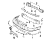 Oldsmobile Bumper Cover Diagram - 12463113