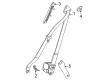 Saturn Vue Seat Belt Diagram - 22720542
