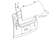 Chevy Suburban 1500 Exterior Door Handle Diagram - 15273470
