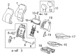 Cadillac Seat Covers Diagram - 22737823