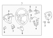 Cadillac CTS Steering Wheel Diagram - 22982685