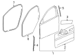 Buick Door Seal Diagram - 23493716