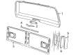 Chevy Astro Interior Door Handle Diagram - 15724786