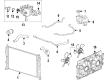 Chevy Silverado 1500 Cooling Fan Assembly Diagram - 85654567
