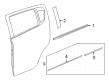 Chevy Spark Door Moldings Diagram - 42574277