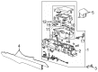 Cadillac ELR Center Console Diagram - 22974176