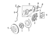 Hummer Brake Pads Diagram - 19356362