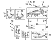 Cadillac Trailing Arm Diagram - 23216530