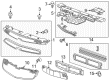 Chevy Cruze Limited Air Deflector Diagram - 96981695