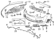 Chevy SS Bumper Cover Diagram - 92281913