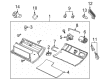 Pontiac GTO Tailgate Lock Diagram - 92210033