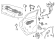 GMC Terrain Door Latch Cable Diagram - 26380014