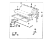 Chevy C1500 Seat Cushion Diagram - 12549038