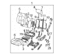 Chevy Silverado 2500 Seat Covers Diagram - 19127410