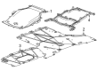 Chevy Equinox EV Underbody Splash Shield Diagram - 85015223