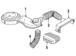 Buick Skylark Air Duct Diagram - 10043076