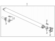 Chevy Suburban Drive Shaft Diagram - 84997913