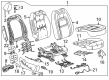 Chevy Seat Cushion Diagram - 84513564
