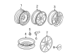 Chevy Malibu Wheel Cover Diagram - 9596919