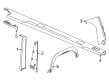 GMC Sierra EV Door Moldings Diagram - 85683728
