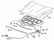 Chevy Impala Hood Release Cable Diagram - 23434316