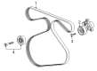 Chevy Silverado 1500 Serpentine Belt Diagram - 55490583