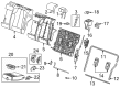 Chevy Blazer EV Seat Covers Diagram - 26387949
