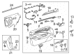 Cadillac ELR Door Seal Diagram - 22876903