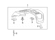 Chevy Cobalt Engine Cover Diagram - 12602517