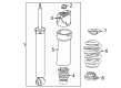 Cadillac OPTIQ Bump Stop Diagram - 26357288