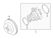Chevy Tracker Water Pump Gasket Diagram - 91176049
