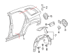 Chevy Equinox Fuel Door Diagram - 15811986
