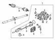 GMC Terrain Axle Shaft Diagram - 84749539