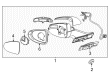 Chevy Volt Car Mirror Diagram - 22931856