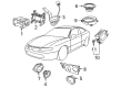 Pontiac GTO Car Speakers Diagram - 92095185